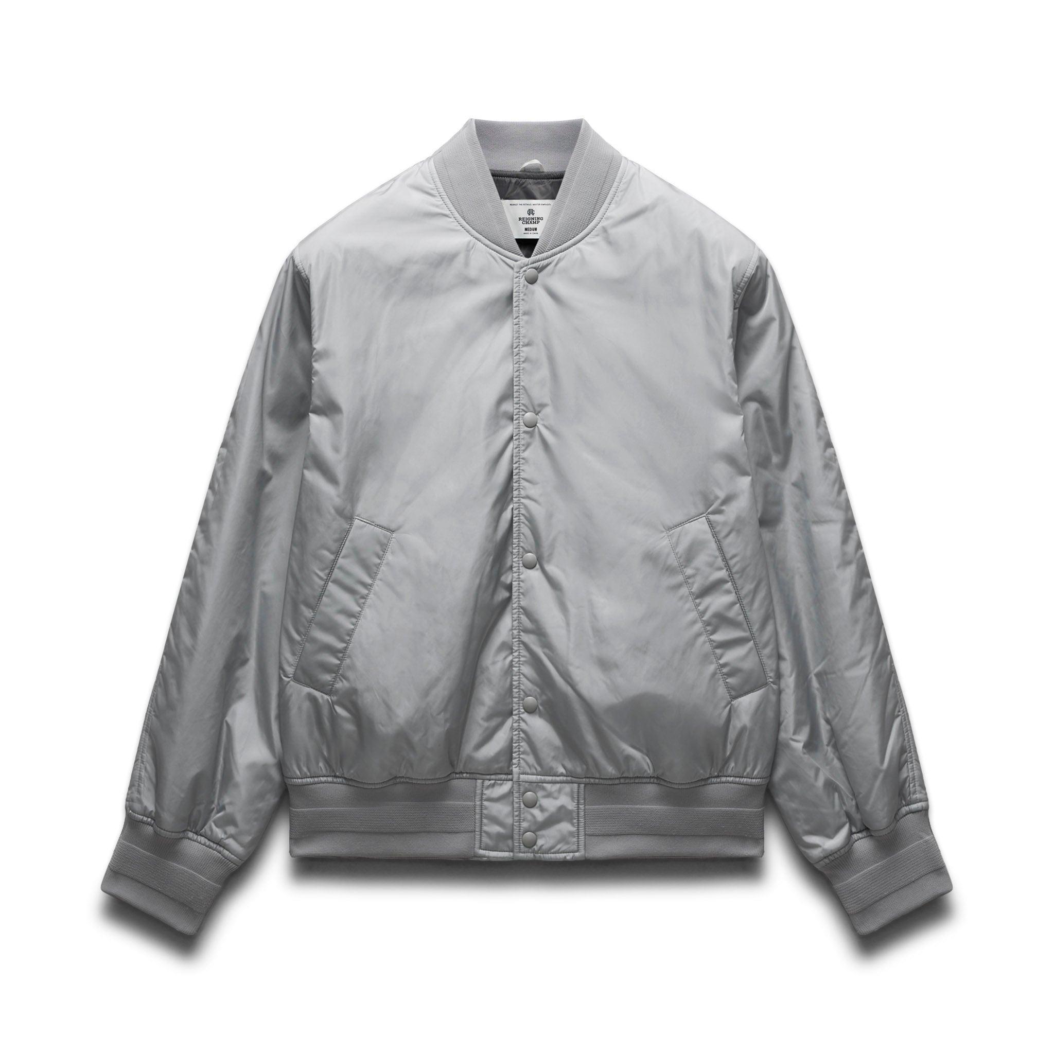 Econyl Satin Nylon Stadium Jacket Male Product Image