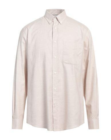 BRUNELLO CUCINELLI Man Shirt Beige Size Xxl Cotton Product Image