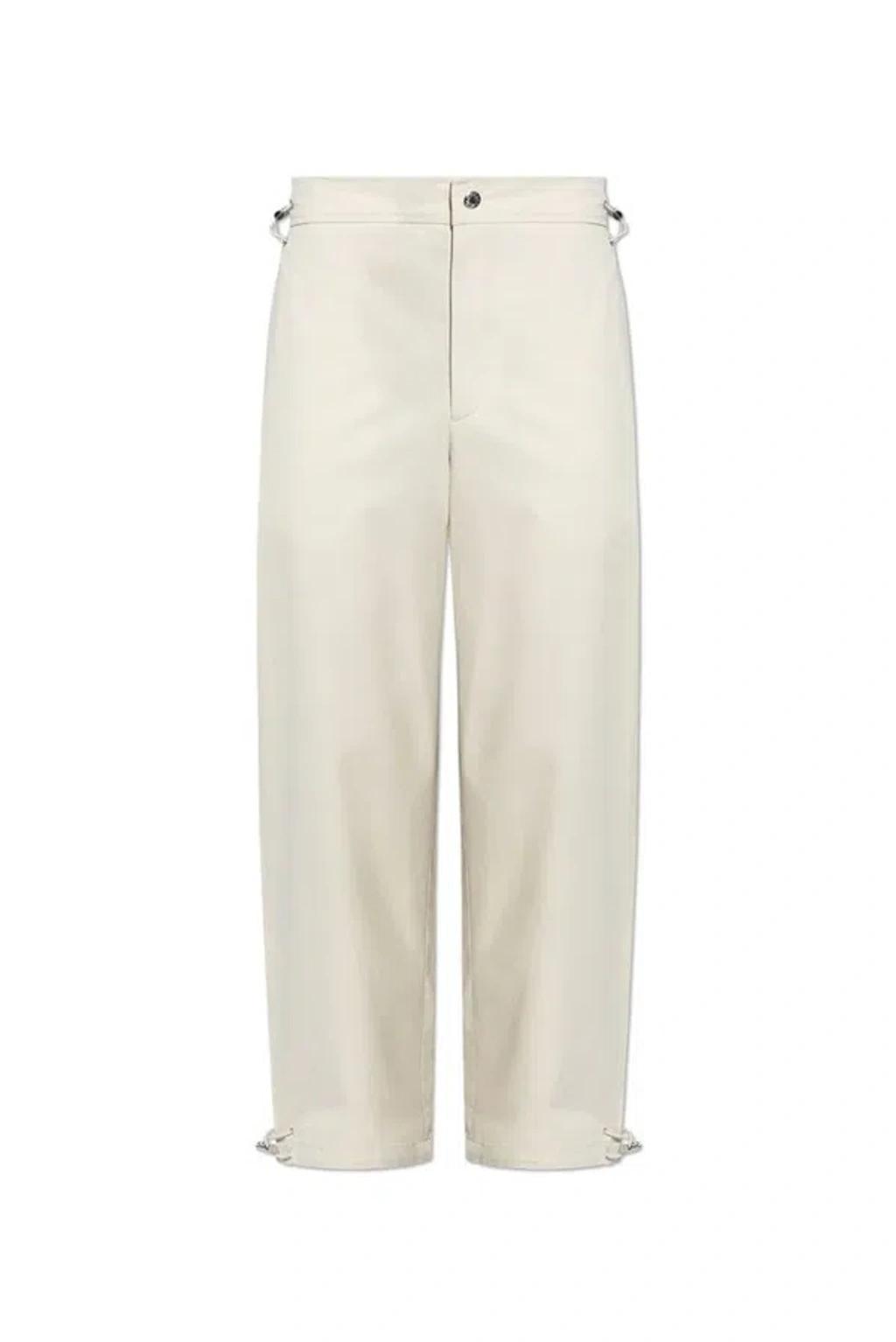 MONCLER Loose Fitting Pants In Lightbeige Product Image