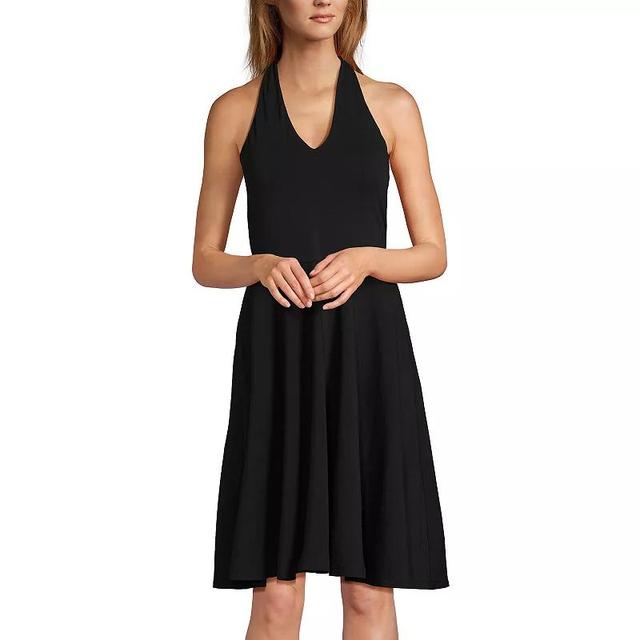 Womens Lands End Halter Knee Length Dress Product Image