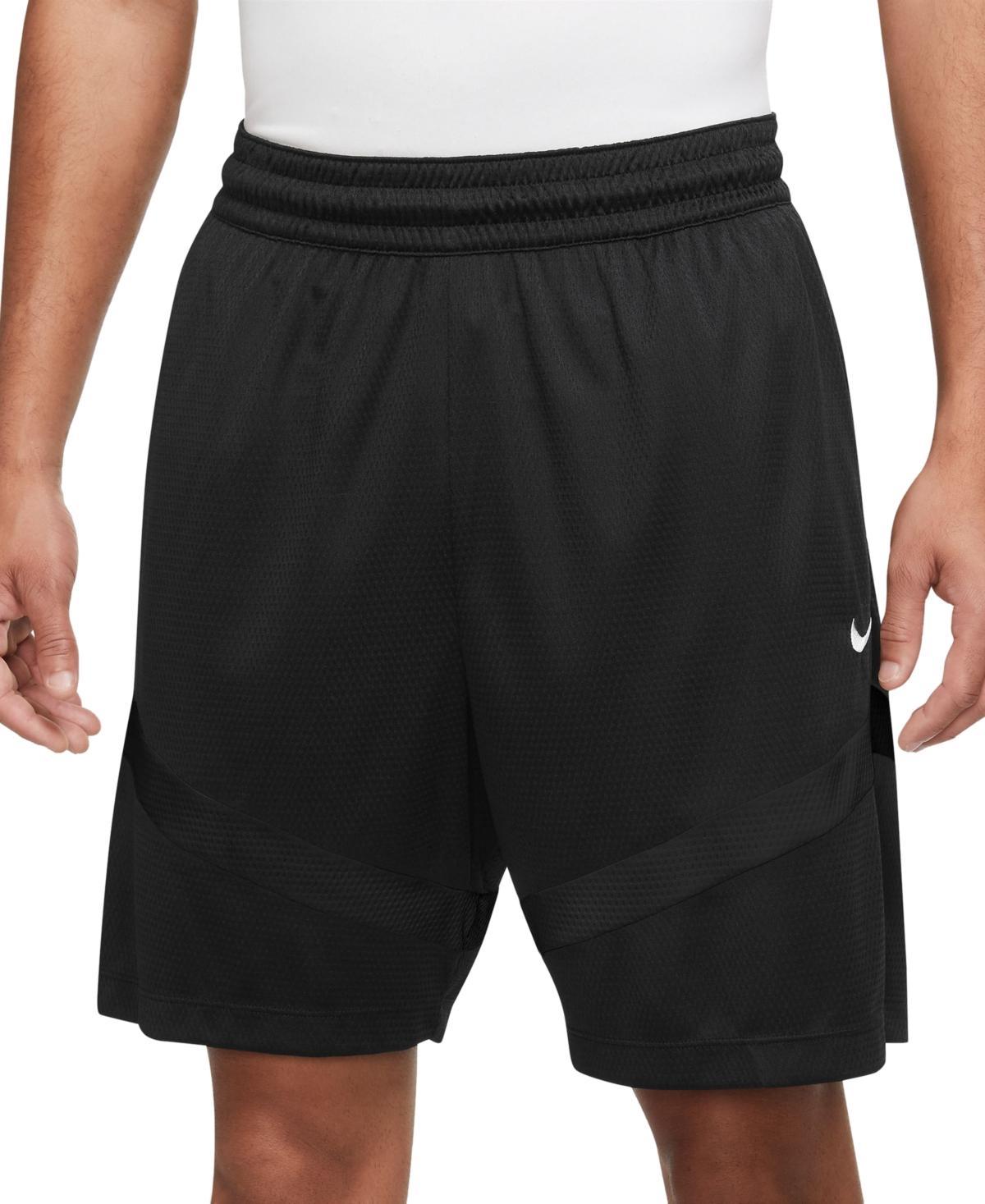 Icon Men's Dri-fit Drawstring 8" Basketball Shorts In White,midnight Navy,white,(midnight Navy Product Image