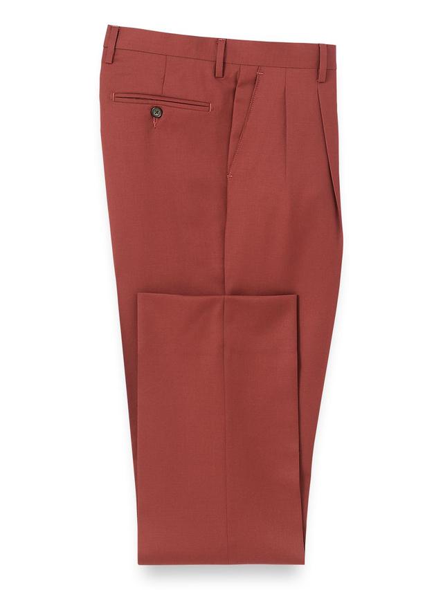 Wool Gabardine Pleated Pants Product Image