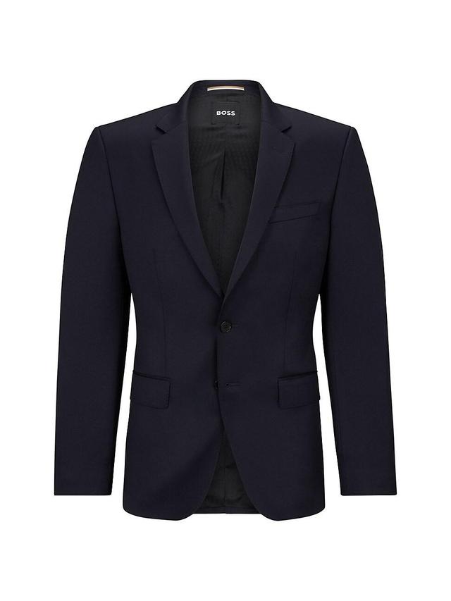 Mens Single-Breasted Jacket in Wool Product Image