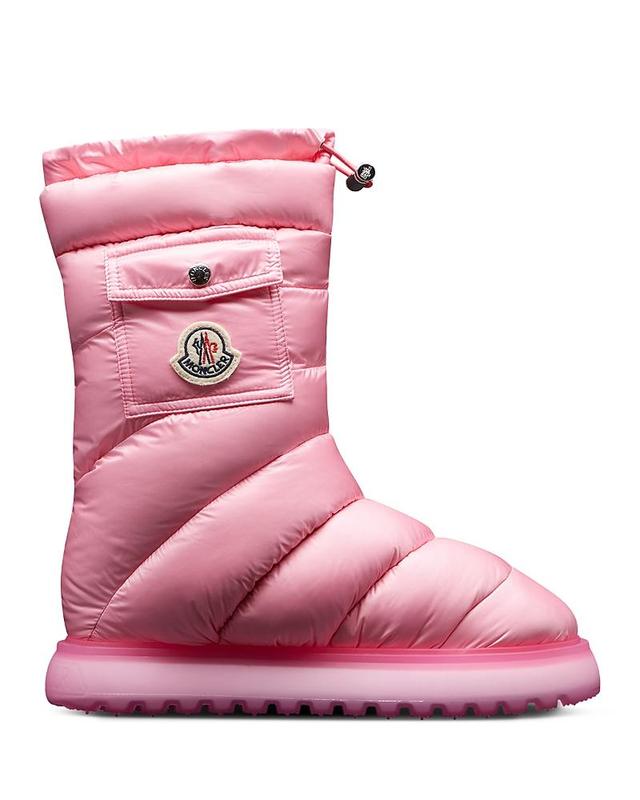 Moncler Womens Gaia Logo Pocket Down Snow Boots Product Image