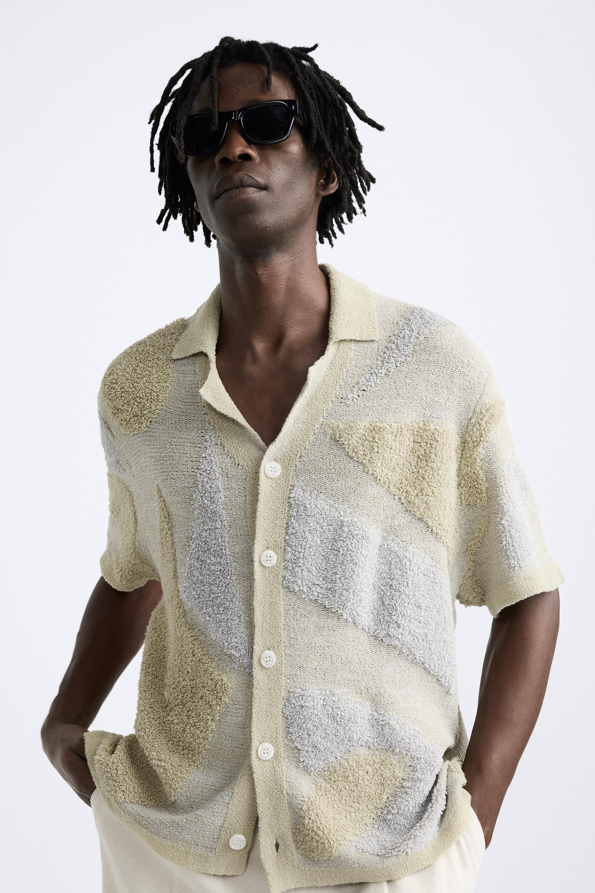 JACQUARD TERRYCLOTH SHIRT Product Image