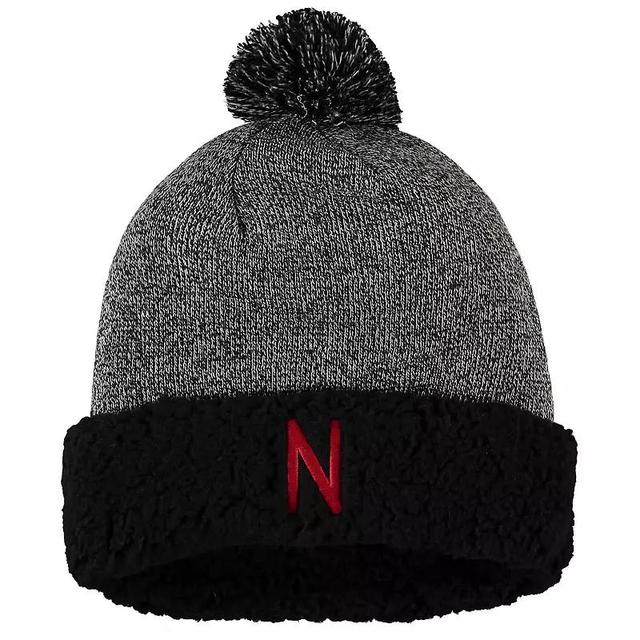 Womens Top of the World Nebraska Huskers Snug Cuffed Knit Hat with Pom Product Image