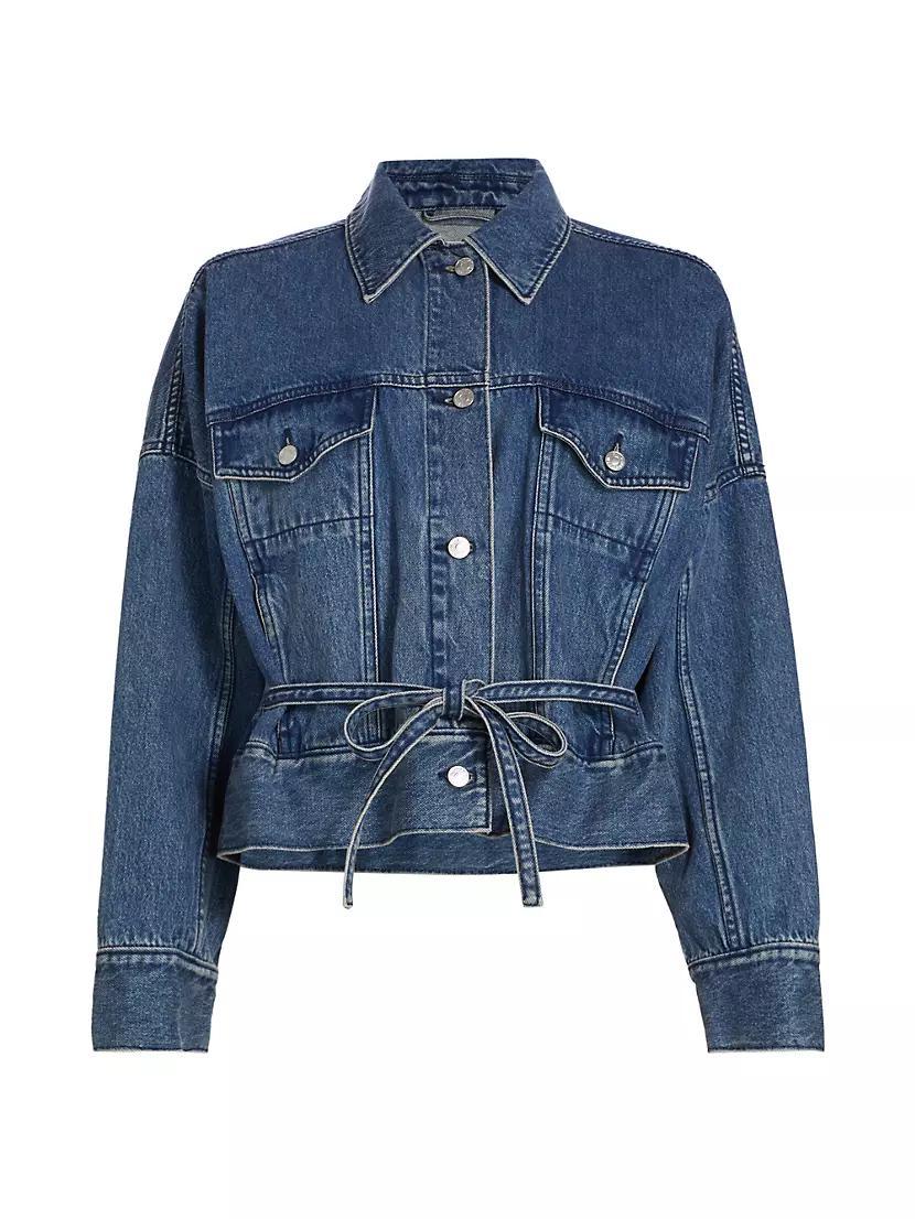 E24 Belted Denim Jacket product image