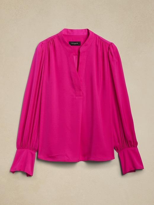 Volume-Sleeve Blouse Product Image