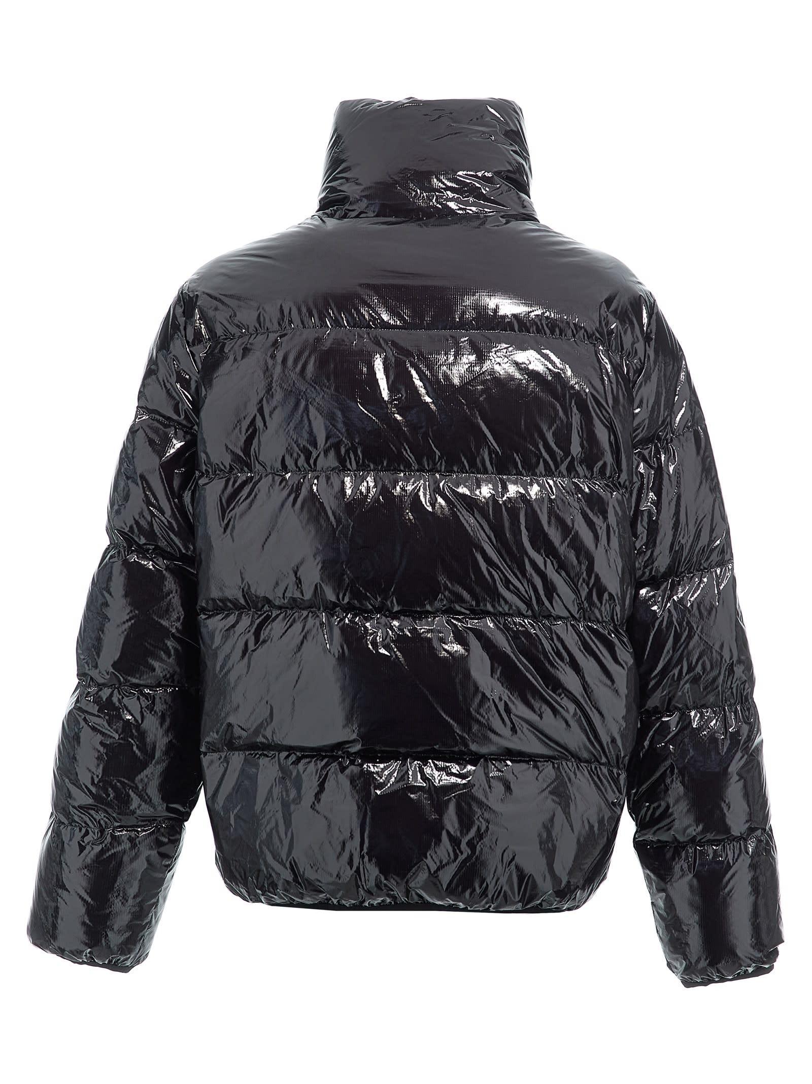 DSQUARED2 Logo Patch Padded Down Jacket In Black Product Image