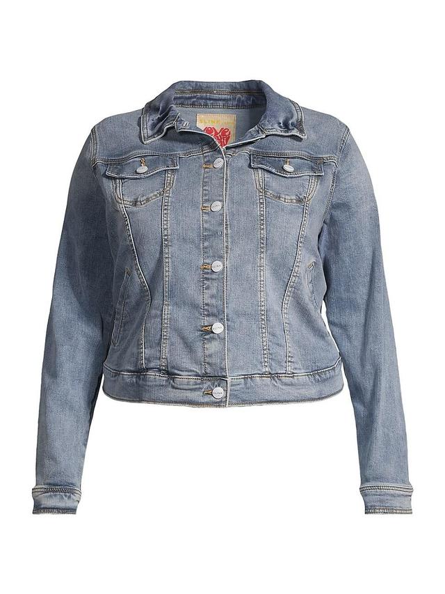 SLINK Jeans Denim Trucker Jacket Product Image