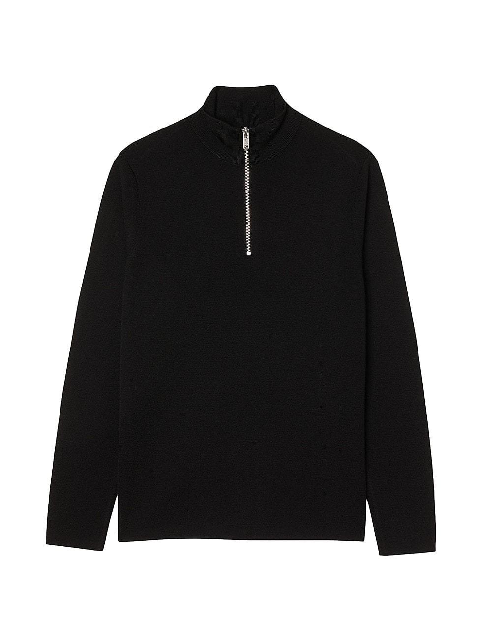 Sandro Wool Half Zip Sweater Product Image