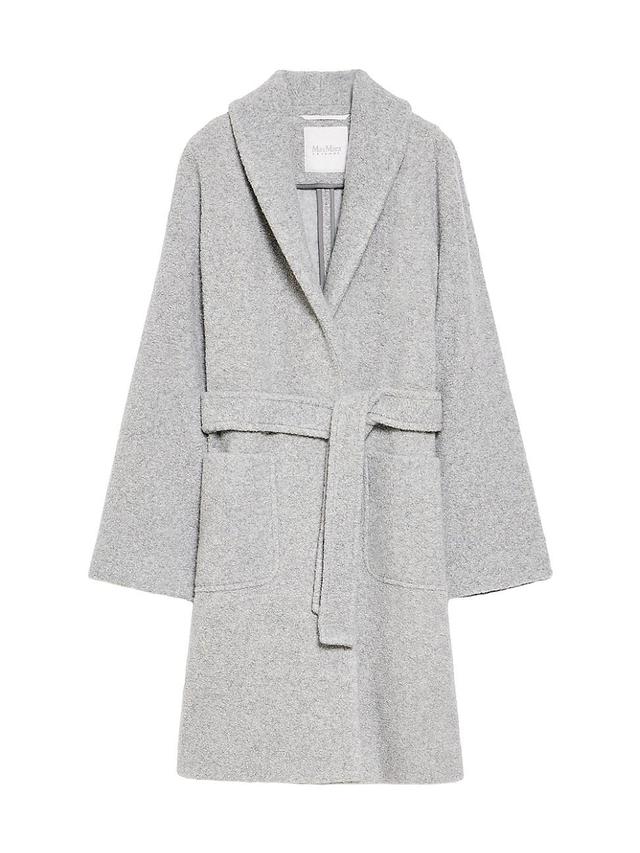 Womens Dafne Wool-Blend Wrap Coat Product Image