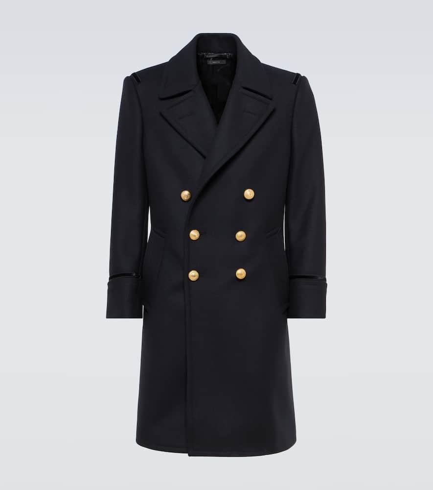 TOM FORD Felted Coat In Black Product Image