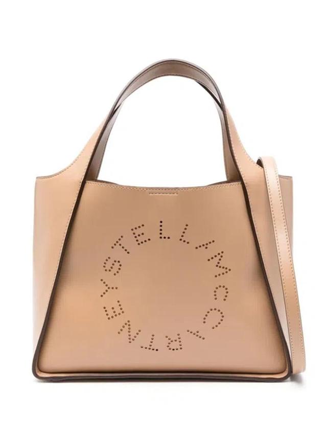 Stella Logo Tote Bag In Beige Product Image