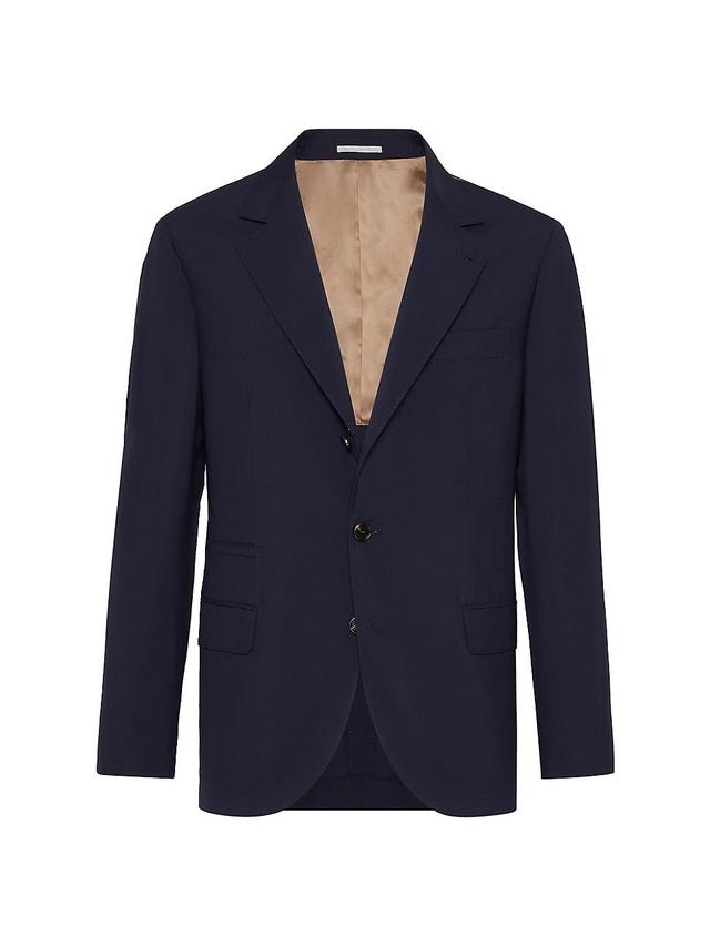 Mens Super 150s Lightweight Wool and Silk Blazer Product Image