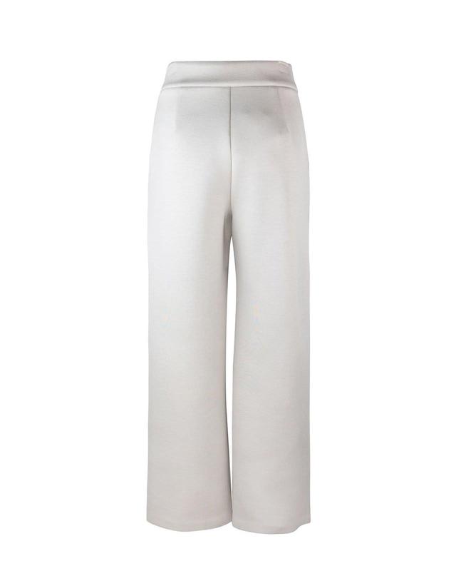 MAX MARA High Waist Straight Leg Pants In Powder Product Image