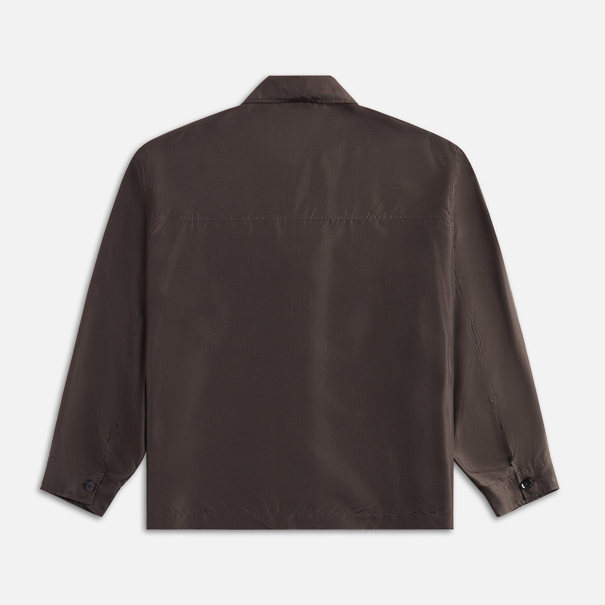 Lemaire Pyjama Shirt - Espresso Male Product Image