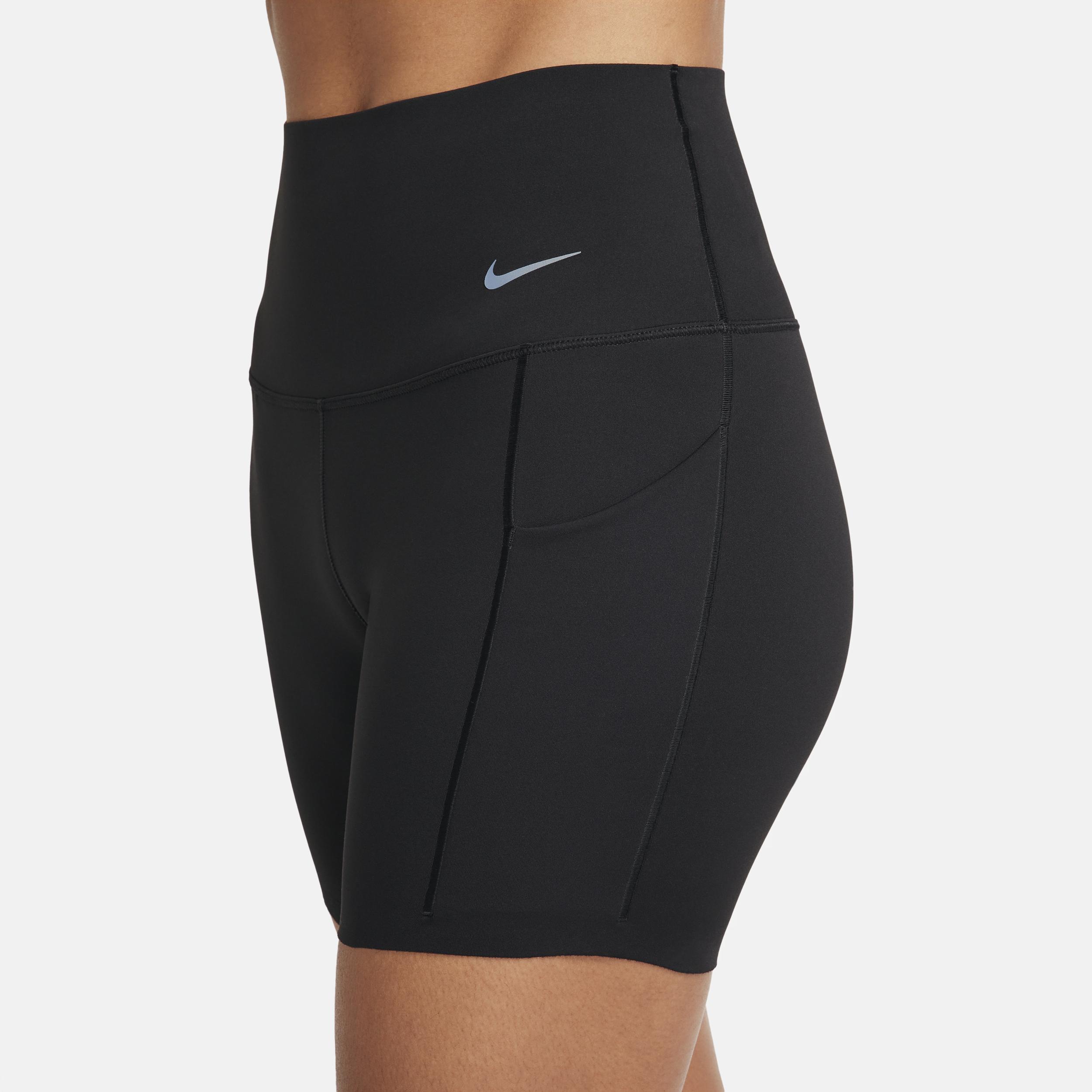 Nike Women's Universa Medium-Support High-Waisted 5" Biker Shorts with Pockets Product Image