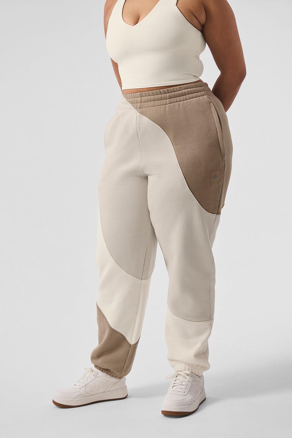 Make Waves Sweatpant - Ivory/Bone/Gravel Female Product Image