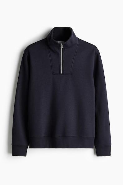 Regular Fit Half-Zip Sweatshirt Product Image