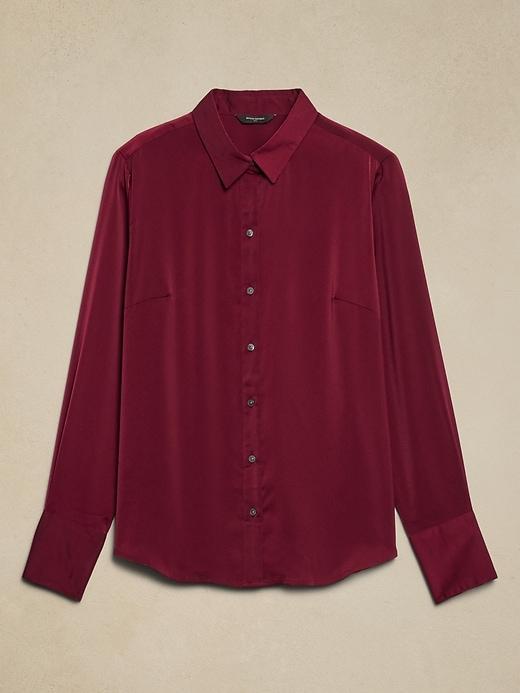 Satin Classic Shirt Product Image