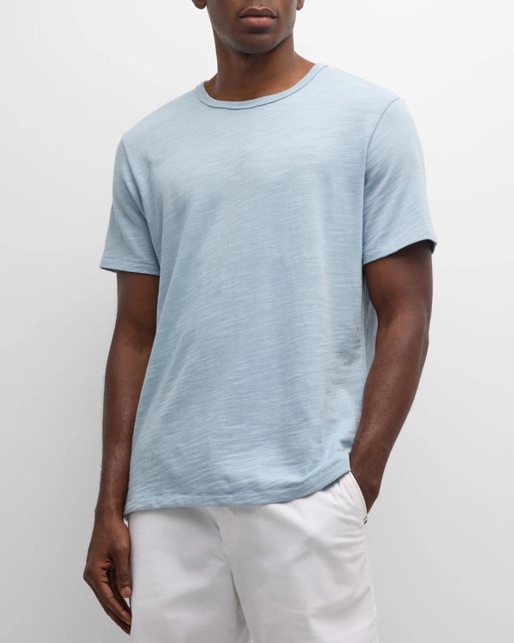 Classic Fit Short Sleeve Tee In Blue Product Image