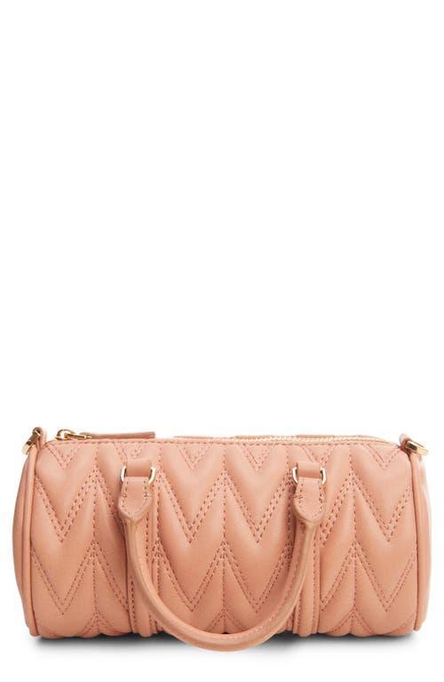 Mango Womens Double-Handle Quilted Bag Product Image