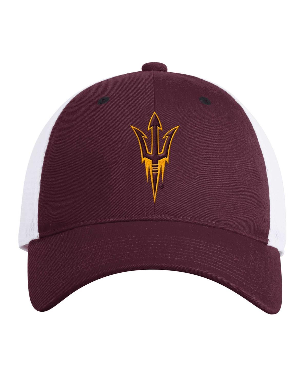 Adidas Mens Maroon Arizona State Sun Devils Mascot Slouch Trucker Adjustable Hat Product Image