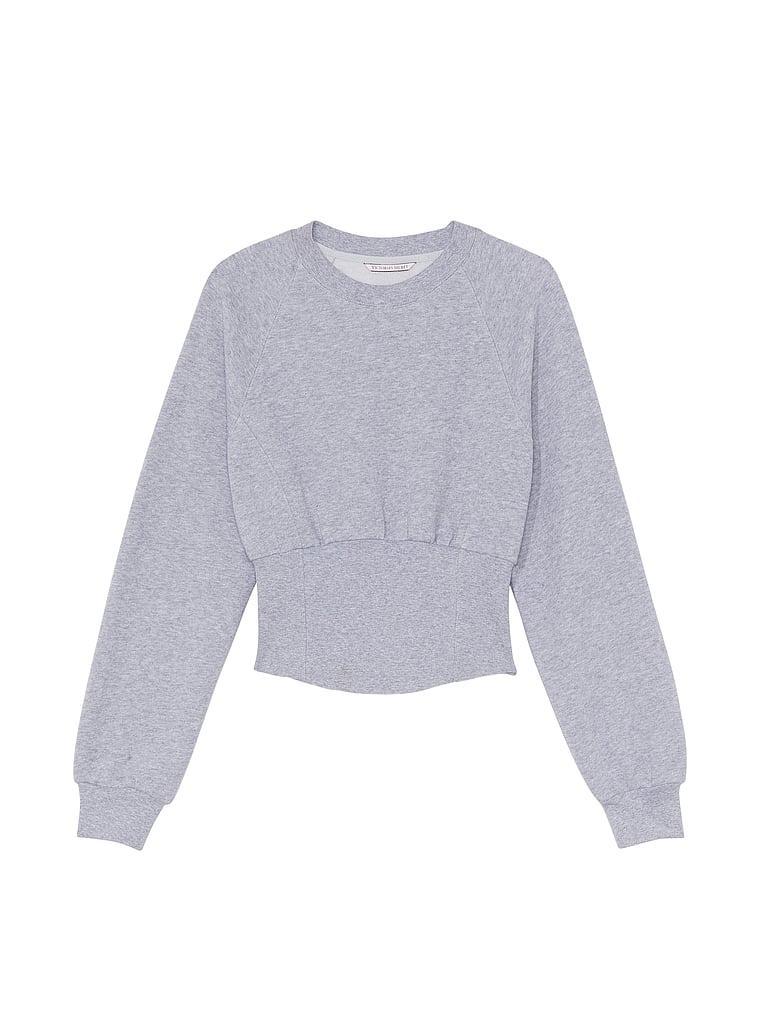 Cotton Fleece Corset Crewneck Product Image