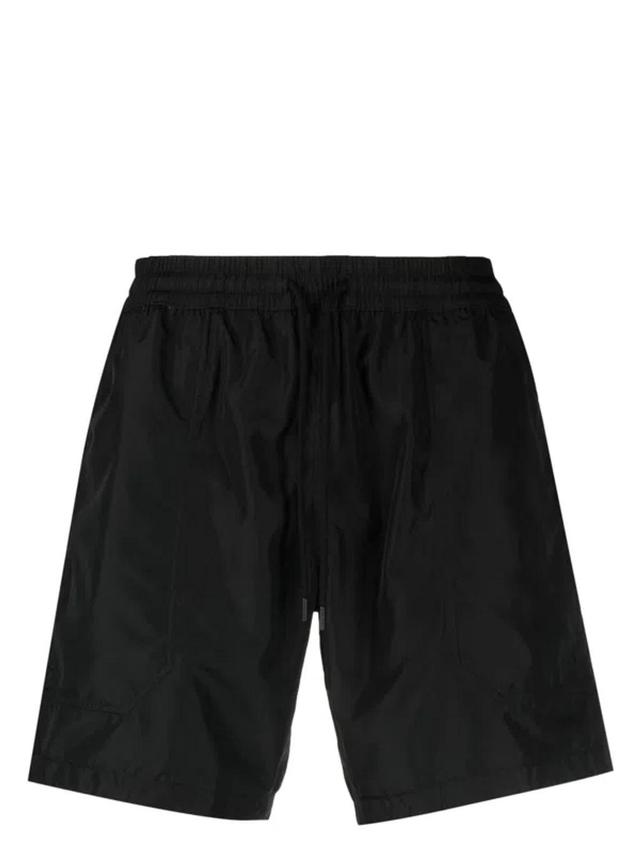 Drawstring Swim Shorts In Black Product Image