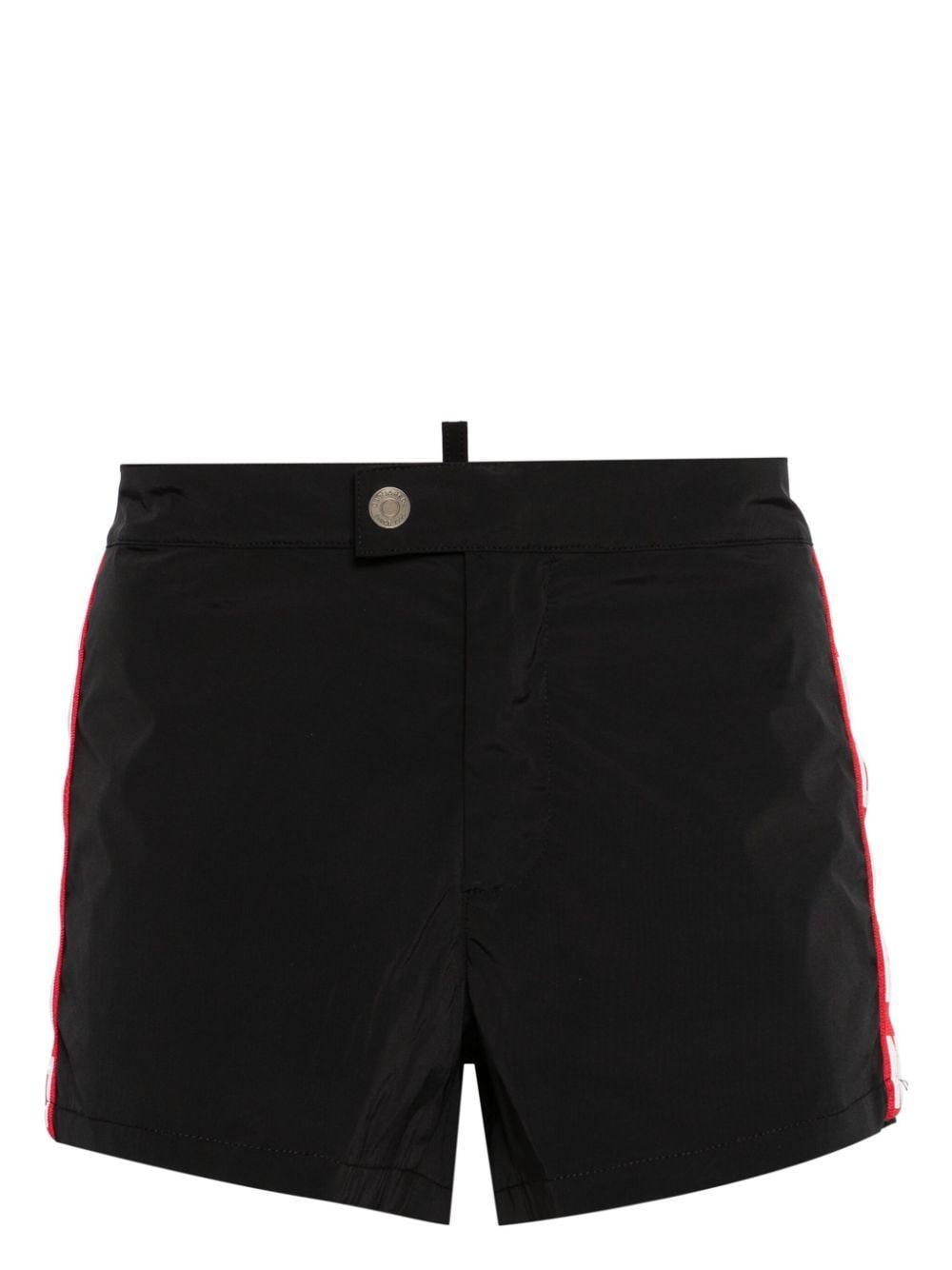 DSQUARED2 Logo-tape Swim Shorts In Black Product Image