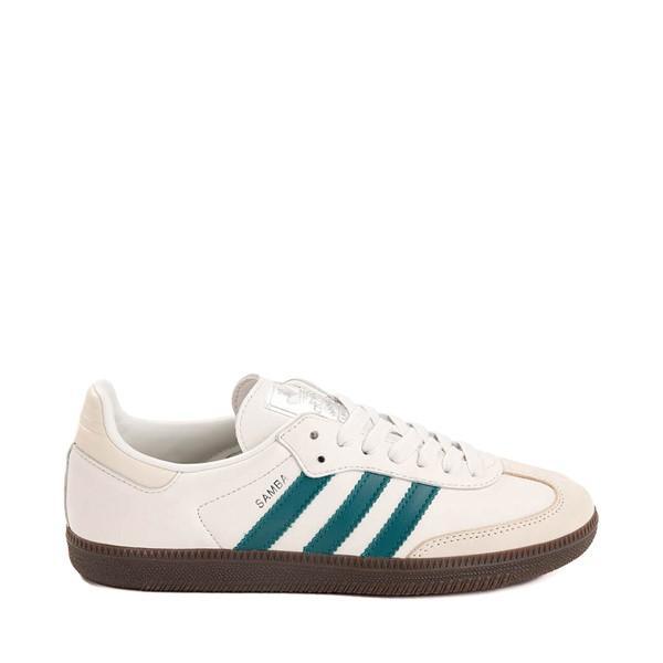 Womens adidas Samba OG Athletic Shoe - Cloud White / Legacy Teal / Gum Product Image