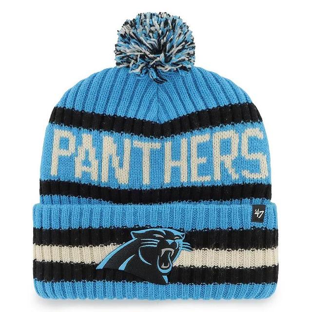 Mens 47 Carolina Panthers Bering Cuffed Knit Hat with Pom Product Image