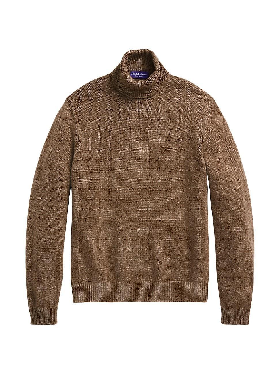 Mens Cashmere Turtleneck Sweater Product Image