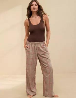 Aerie Off-Duty Flannel Trouser PJ Product Image