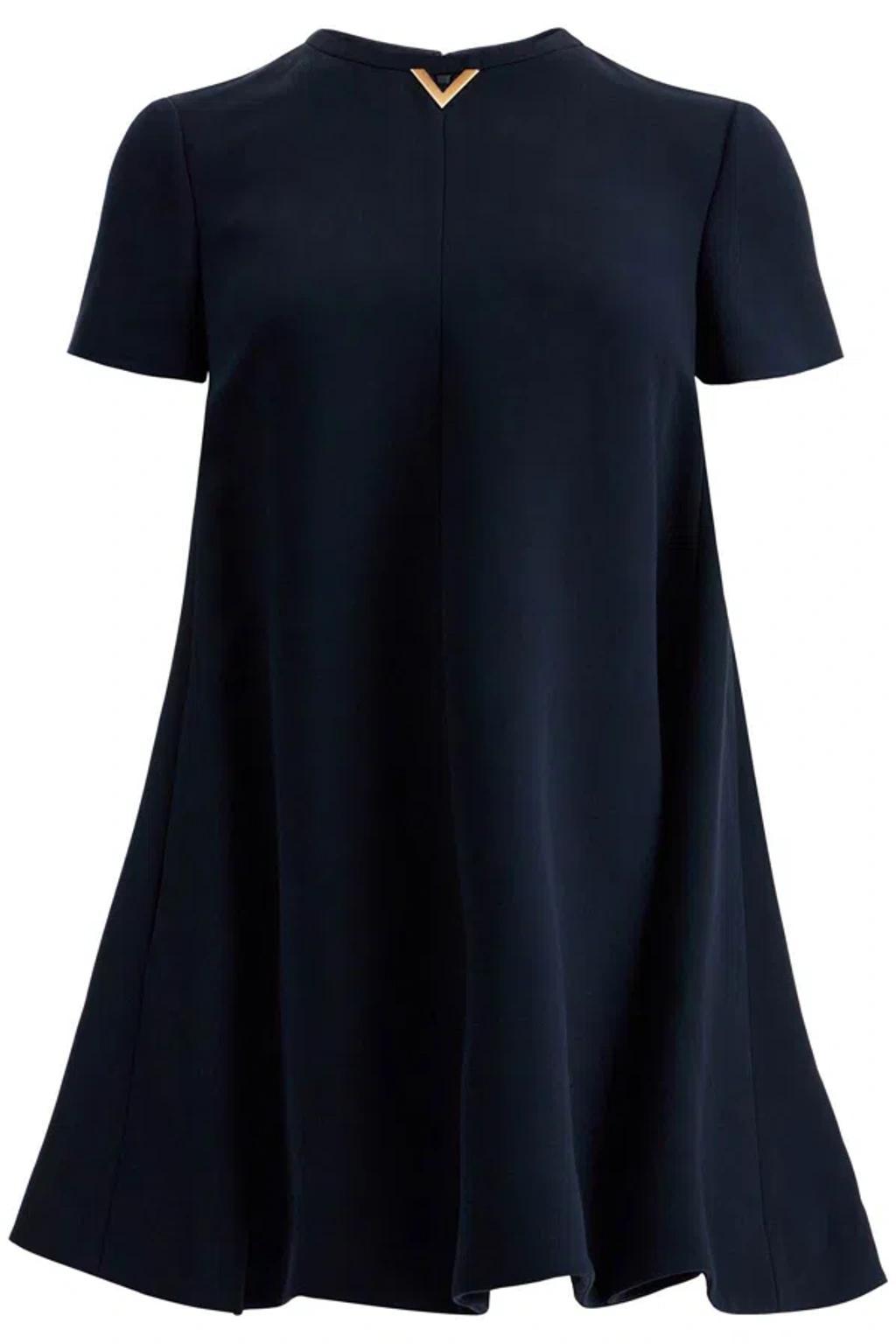 Structured Couture Mini Dress In Navy product image