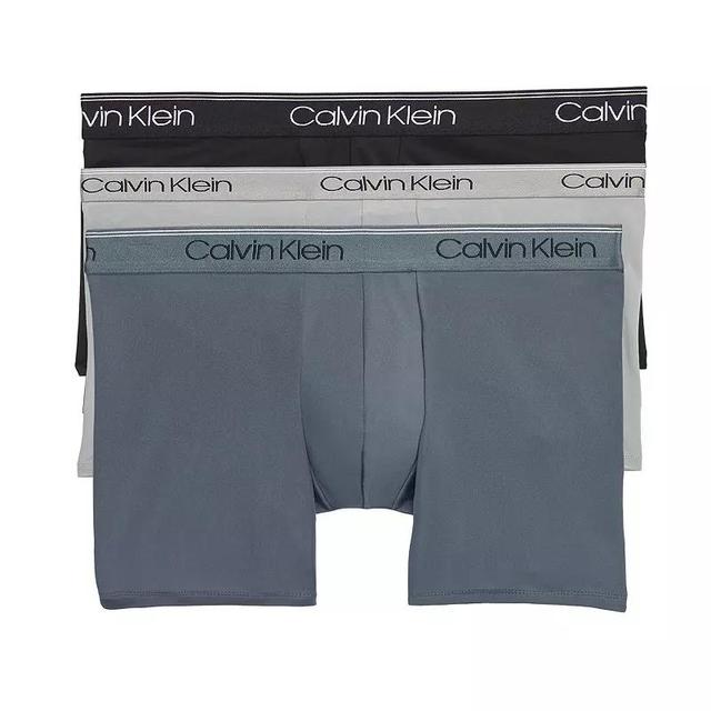 Mens Calvin Klein 3-Pack Microfiber Stretch Low-Rise Trunks, Mens Product Image