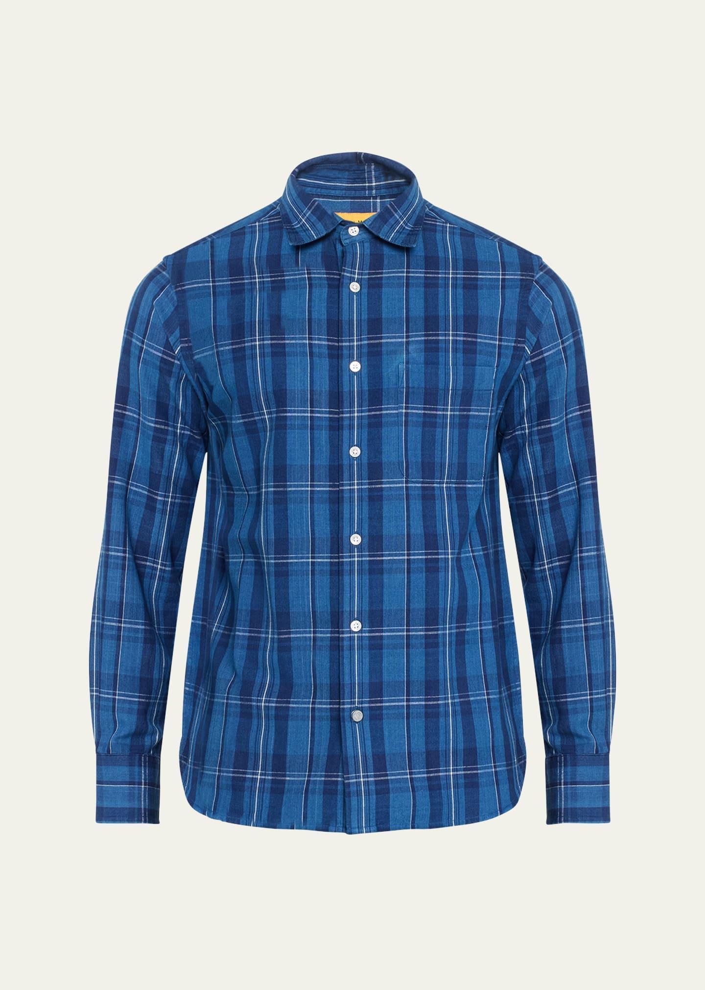 Mens Tonal Check Sport Shirt Product Image