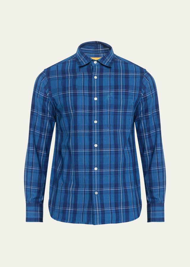 Mens Tonal Check Sport Shirt Product Image