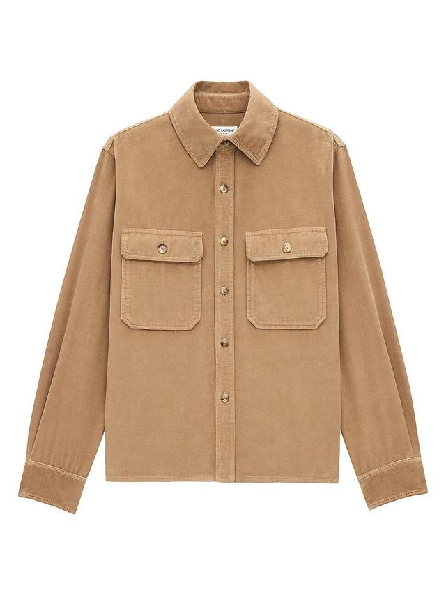 Mens Overshirt in Corduroy Product Image