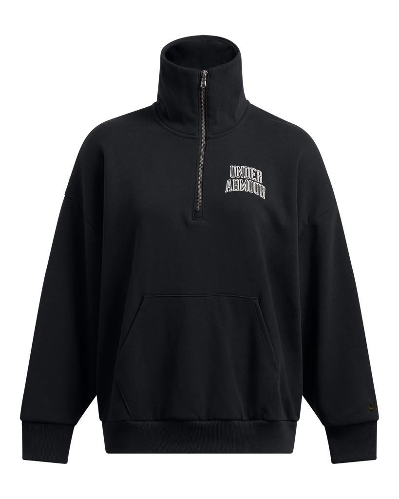 Women's UA Icon Heavyweight Terry Oversized ¼ Zip Product Image