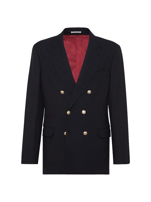 Mens Comfort Wool Diagonal Blazer Product Image