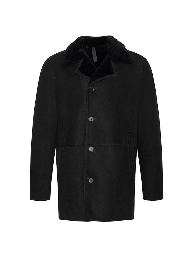 Mens Shearling Lamb Jacket Product Image