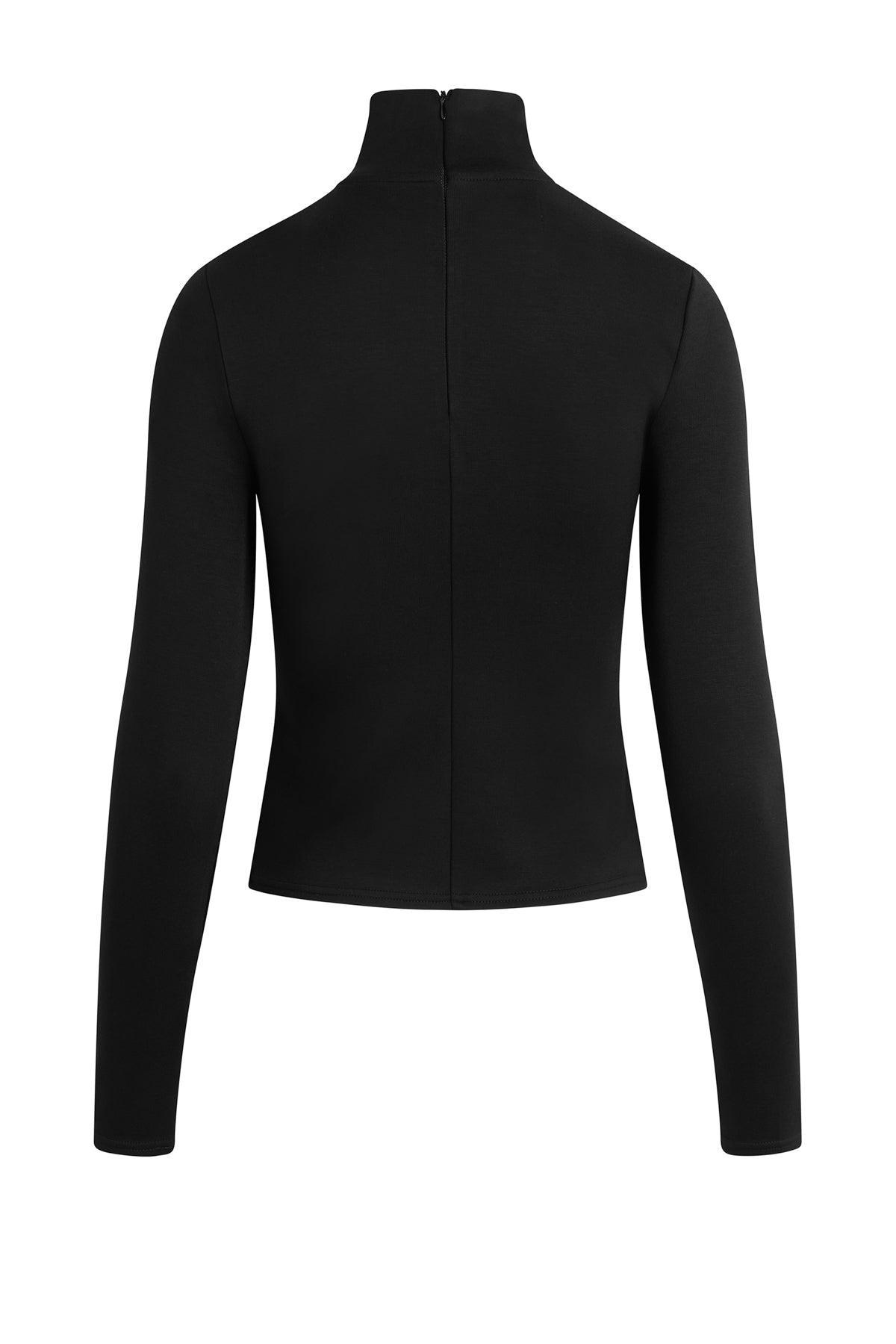 Mock Neck Long Sleeve Top Female Product Image