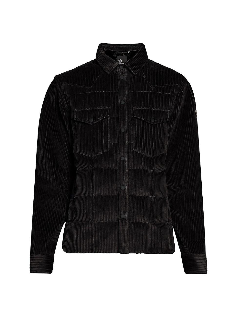 Mens Gelt Check Corduroy Down Shirt Jacket Product Image