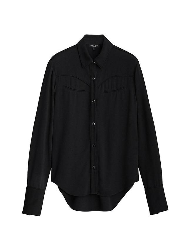 Womens Cleo Piped-Trim Workshirt Product Image