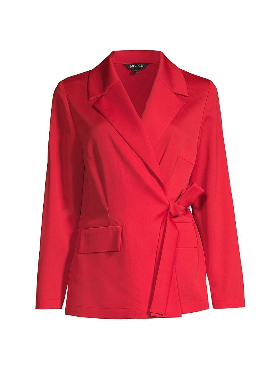 Womens Crepe Wrap Blazer Product Image