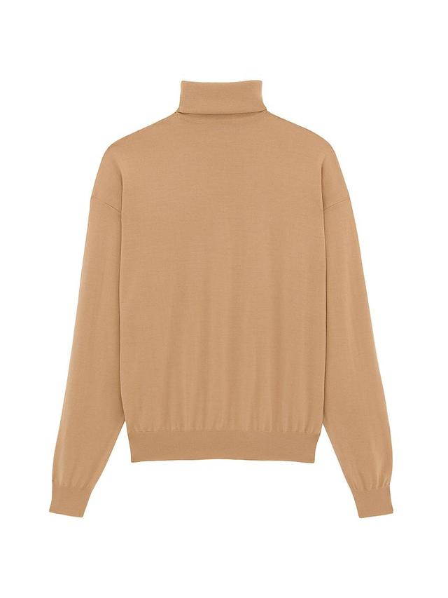 Womens Turtleneck Sweater In Wool Product Image