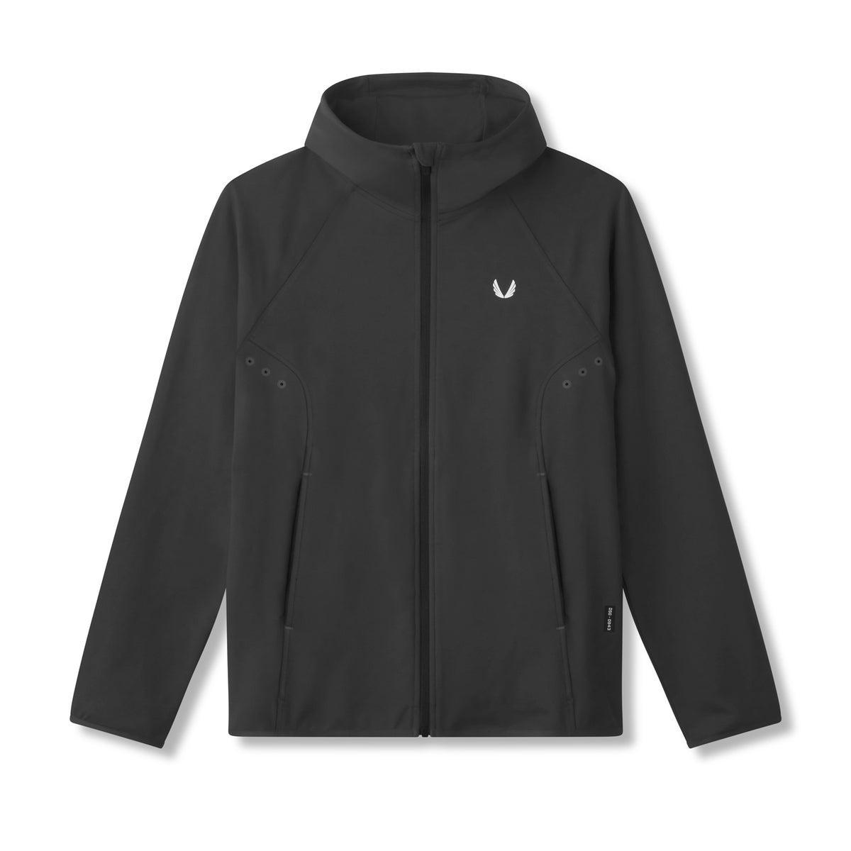 0943. Performance Fleece Zip Hoodie - Space Grey Product Image