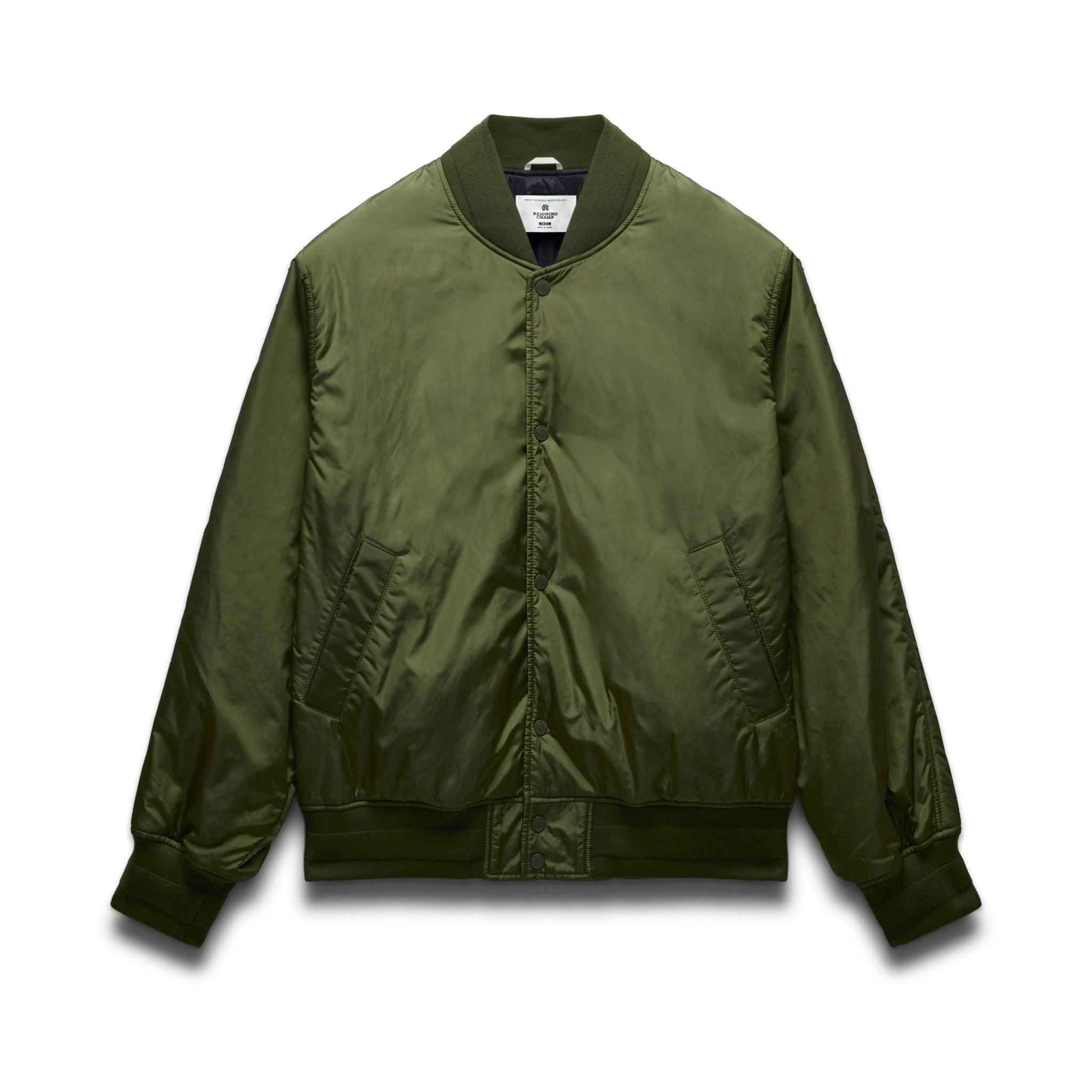 Econyl Satin Nylon Stadium Jacket Male Product Image